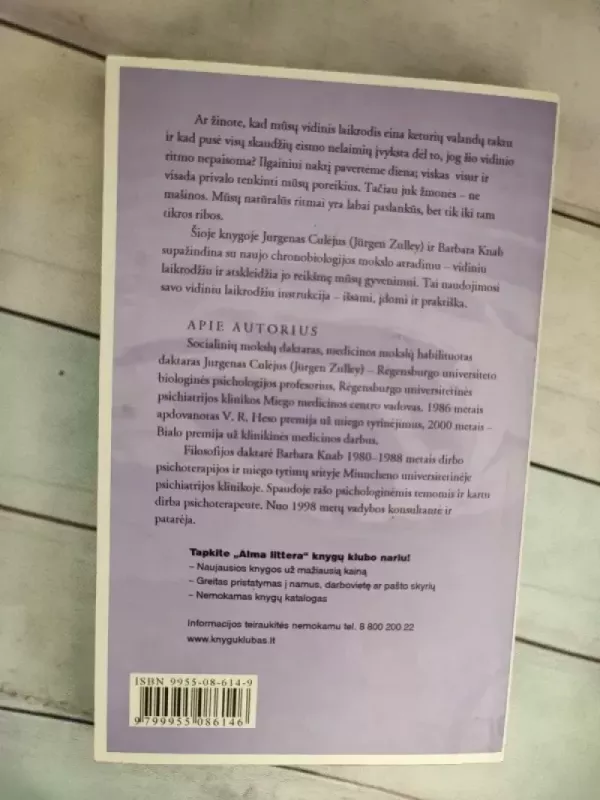 Mūsų vidinis laikrodis - Jurgen Zulley, knyga 3