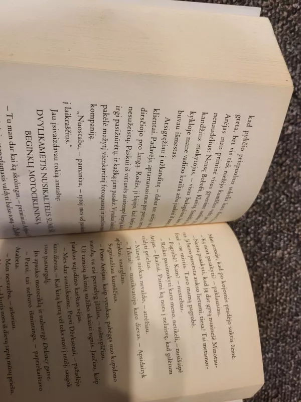 Persis Džeksonas ir Olimpo dievai: žaibo vagis (1 – oji knyga) - Rick Riordan, knyga 3