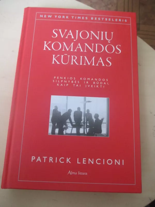 Svajonių komandos kūrimas: penkios komandos silpnybės ir būdai, kaip tai įveikti - Patrick Lencioni, knyga 3