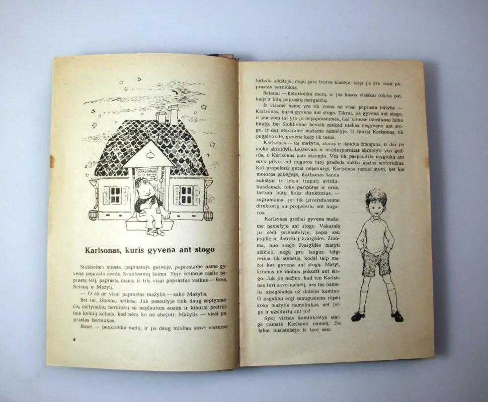 Mažylis ir Karlsonas, kuris gyvena ant stogo - Astrid Lindgren, knyga 6