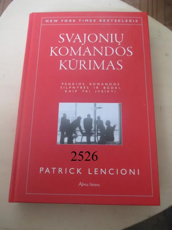Svajonių komandos kūrimas: penkios komandos silpnybės ir būdai, kaip tai įveikti - Patrick Lencioni, knyga 2