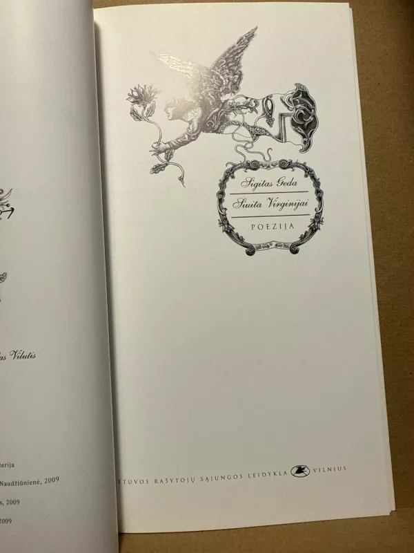 Siuita Virginijai - Sigitas Geda, knyga 3
