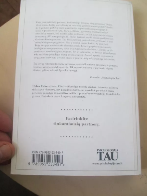 Kodėl jis? Kodėl ji? - Helen Fisher, knyga 4