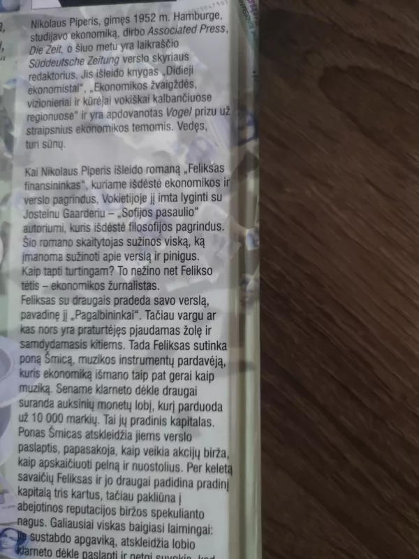 Feliksas finansininkas - Nikolaus Piper, knyga 3