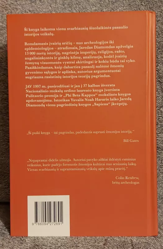 Ginklai, mikrobai ir plienas - Jared Diamond, knyga 3