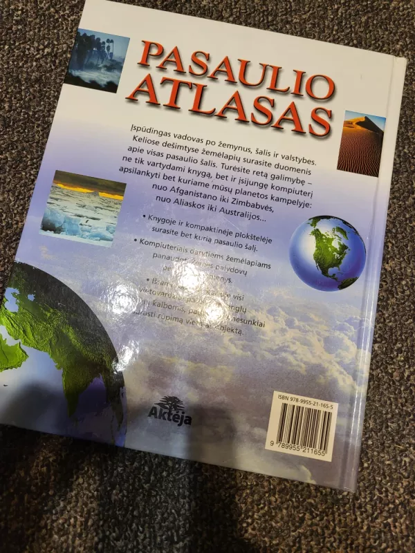 Pasaulio atlasas - Laura Laurušaitė, Kazys  Sadauskas, knyga 4