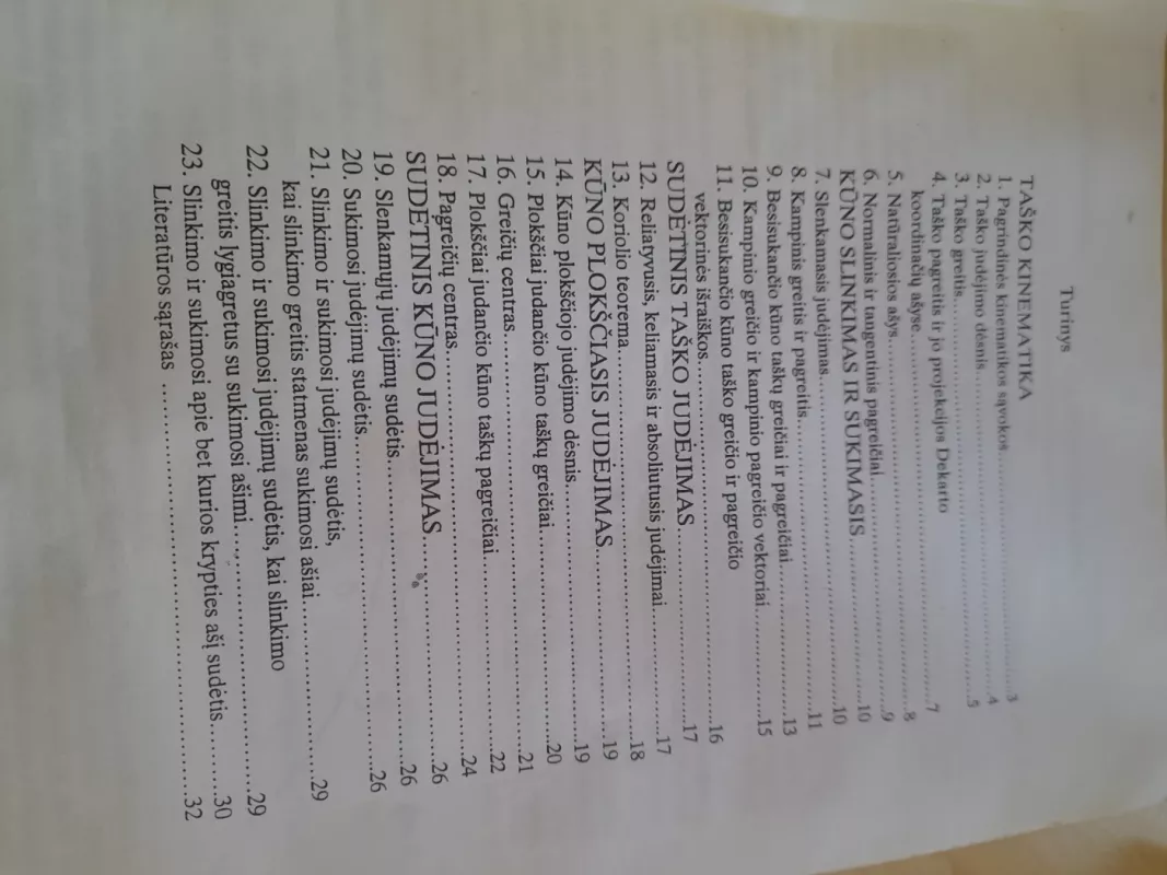 Kinematikos konspektai - Koverienė, knyga 3