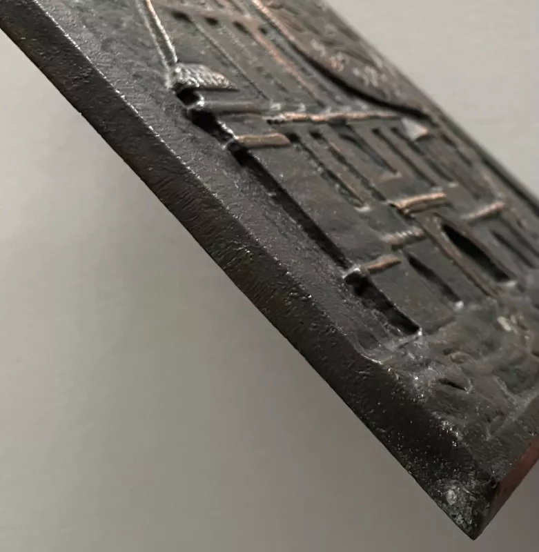 Senovinis metalinis paveikslas “Zapyškis” - , namai ir interjeras 5