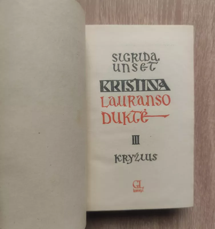 Kristina Lauranso duktė (II-III knygos) - Sigrid Undset, knyga 4