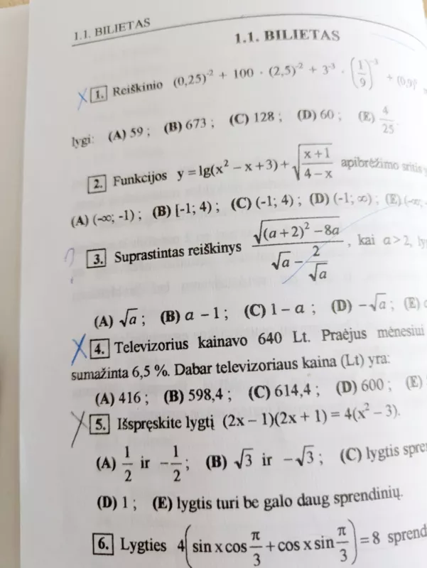 Pasiruoškime baigiamajam matematikos egzaminui - Vaidotas Mockus, knyga 3