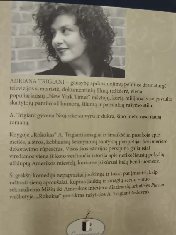 ROKOKAS - Adriana Trigiani, knyga 4