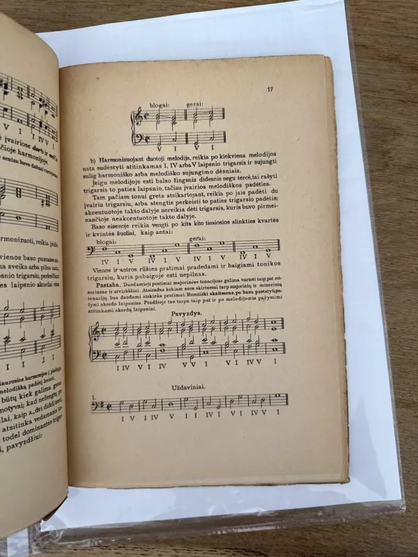 Harmonija. Harmonijos dėsnių vadovėlis 1926 m. - Teodoras Brazys, knyga 5