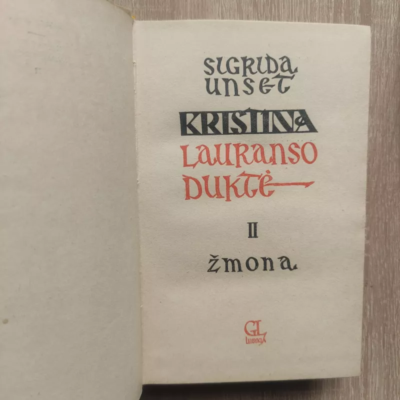 Kristina Lauranso duktė (II-III knygos) - Sigrid Undset, knyga 3
