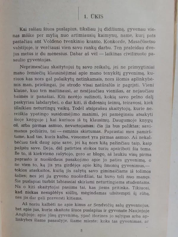 Voldenas, arba gyvenimas miške - Henris Deividas Toro, knyga 4