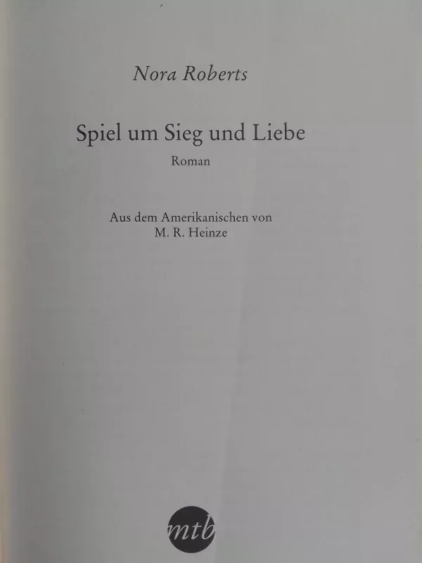 Dein Herz weiß die Antwort - Nora Roberts, knyga 5