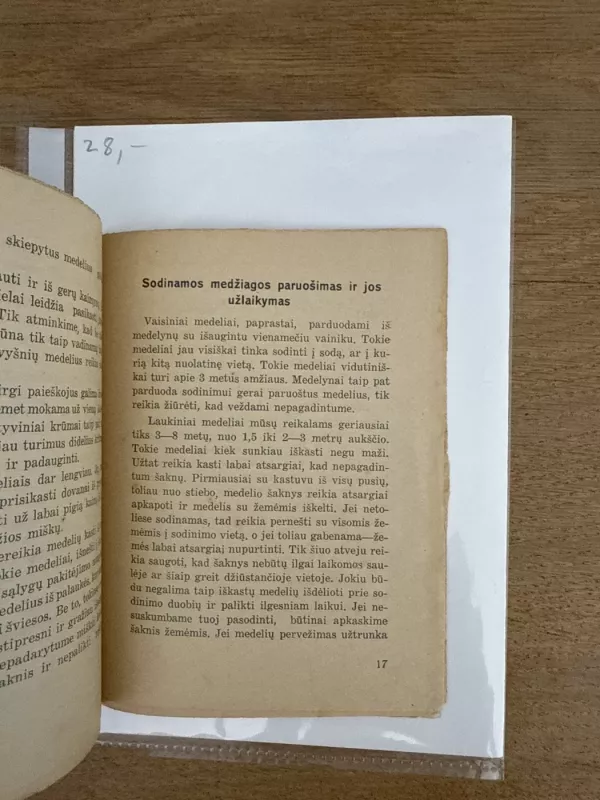 Sodinkime medelius 1933 m. - Agr. Vl. Tiškus, knyga 4