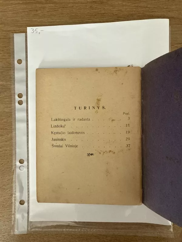 Iš Vilniaus Legendų ir padavimų - J. Juškytė, knyga 6