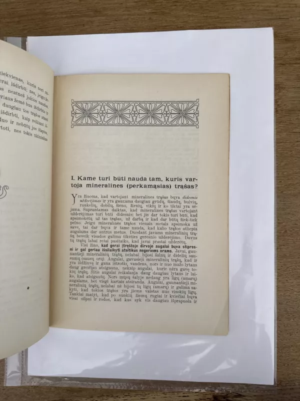 Apie mineralines trąšas (Carinis leidimas) - K. Sponholz, knyga 4