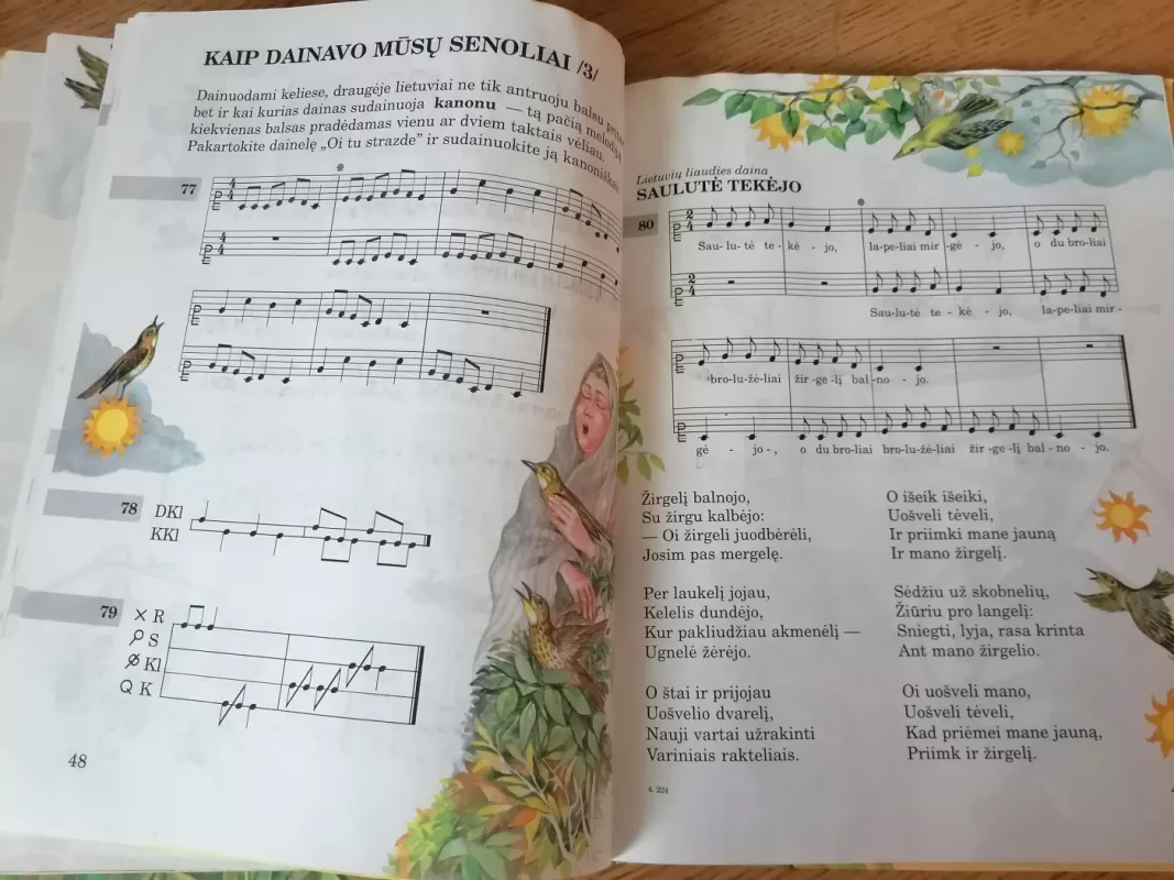 Lakštutė 4 klasei - Vida Krakauskaitė, knyga 6