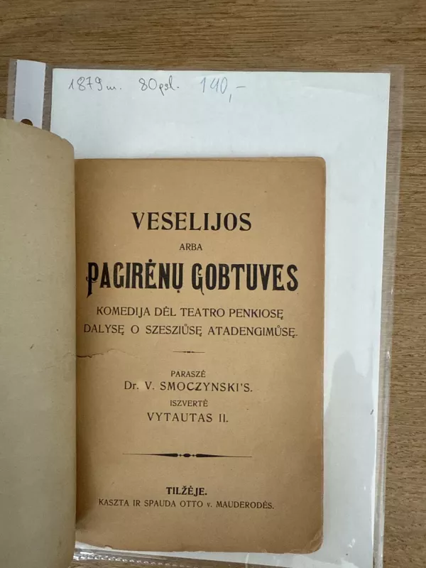 Veselijos arba Pagirėnų gobtuvės - Vytautas II, knyga 3