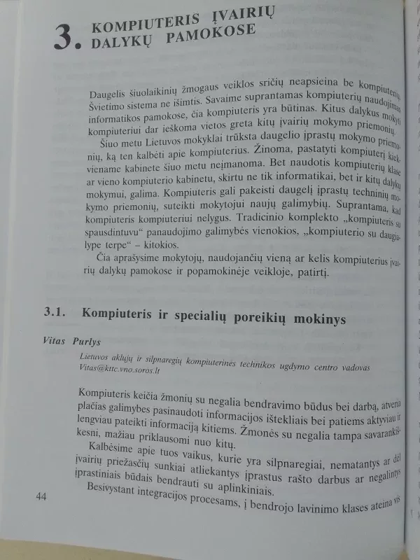 Vieno kompiuterio panaudojimas mokykloje - Autorių Kolektyvas, knyga 6