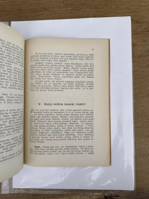 Apie mineralines trąšas (Carinis leidimas) - K. Sponholz, knyga 6