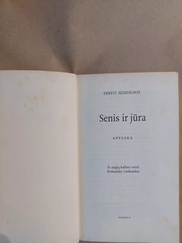 Senis ir jūra - Ernest Hemingway, knyga 4