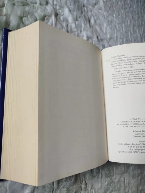 4 valandos kūnui - Timothy Ferriss, knyga 5