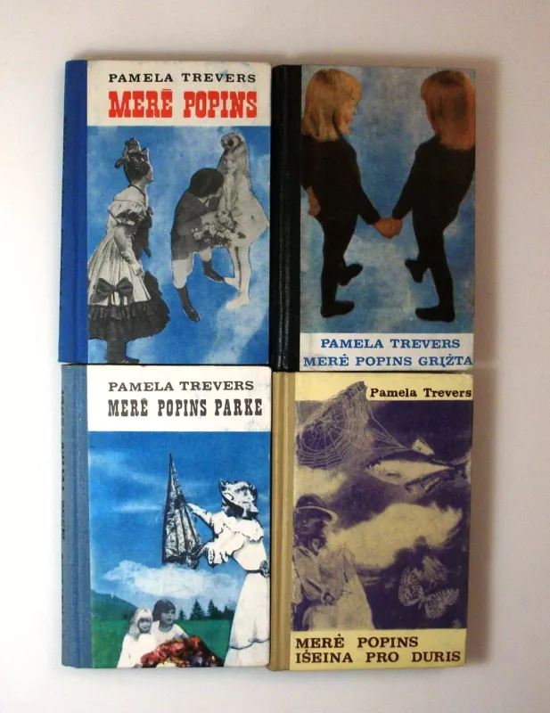 Merė Popins. Merė Popins grįžta. Merė Popins išeina pro duris. Merė Popins parke (4 knygos) - Pamela Travers, knyga 4