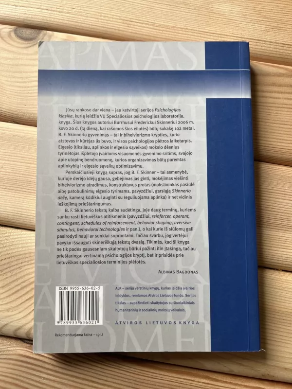 Apmąstymai apie biheiviorizmą ir visuomenę - Burrhus Frederic Skinner, knyga 3