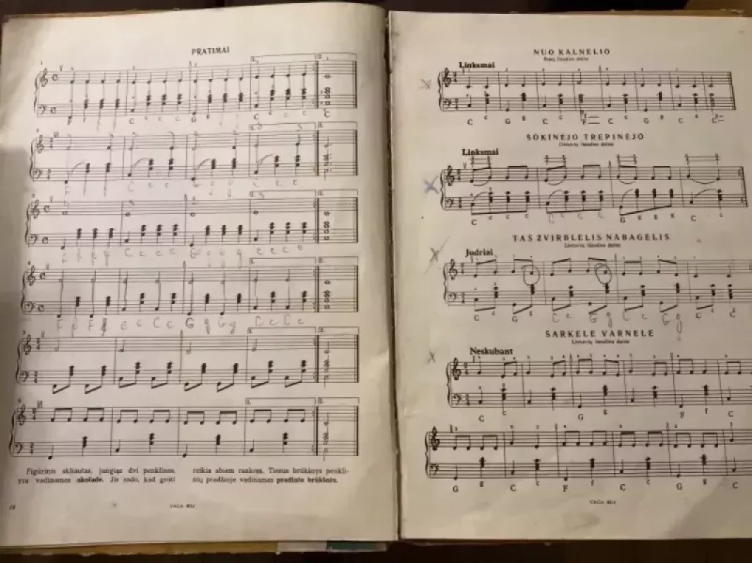 Akordeono pradžiamokslis - Vytautas Burinskas, knyga 2