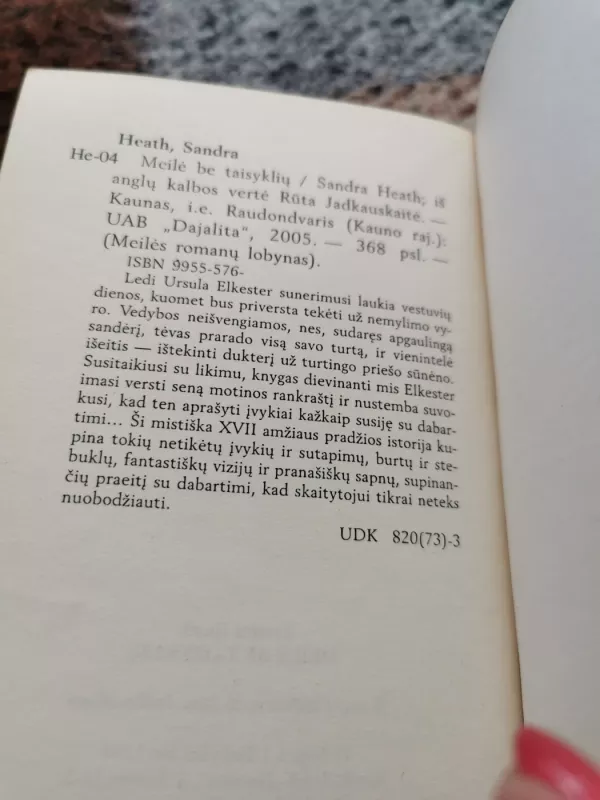 Meilė be taisyklių - Sandra Heath, knyga 4