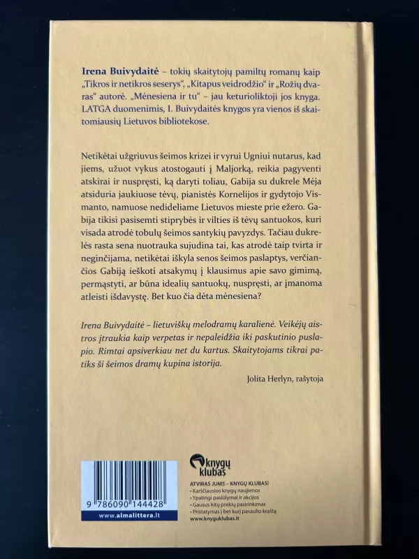 Mėnesiena ir tu - Irena Buivydaitė, knyga 3