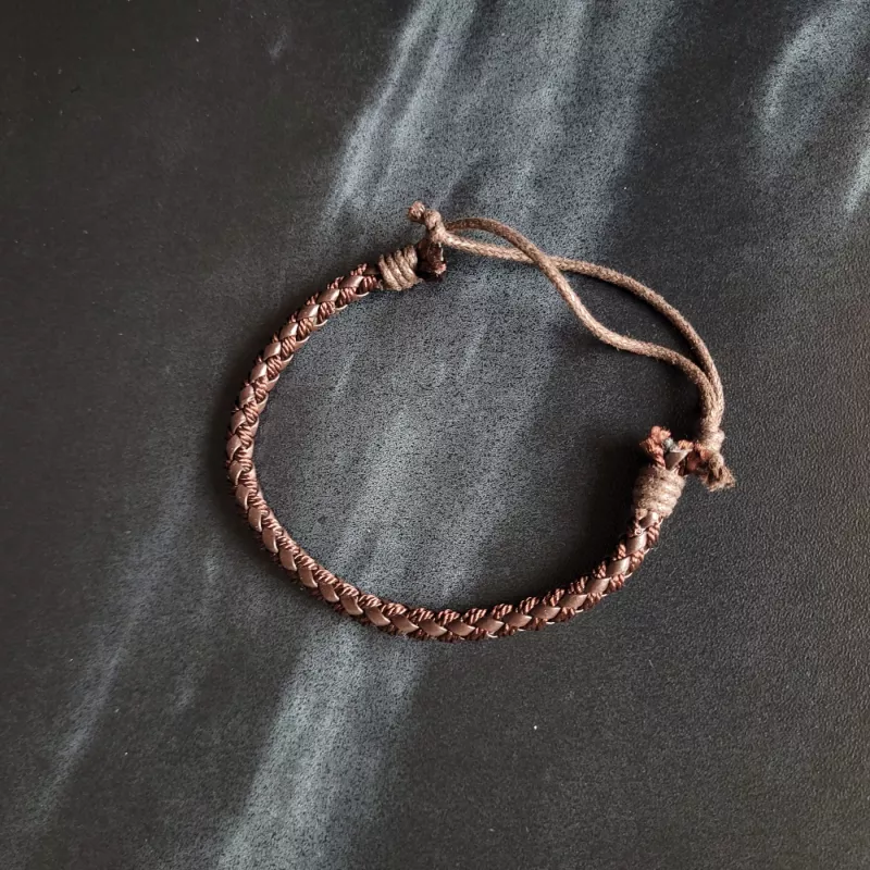 Rankų Darbo Pintinė Apyrankė – Stilingas Aksesuaras! - , namai ir interjeras 3