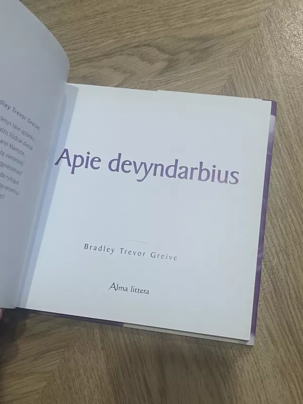 Apie devyndarbius - Bradley Trevor Greive, knyga 4