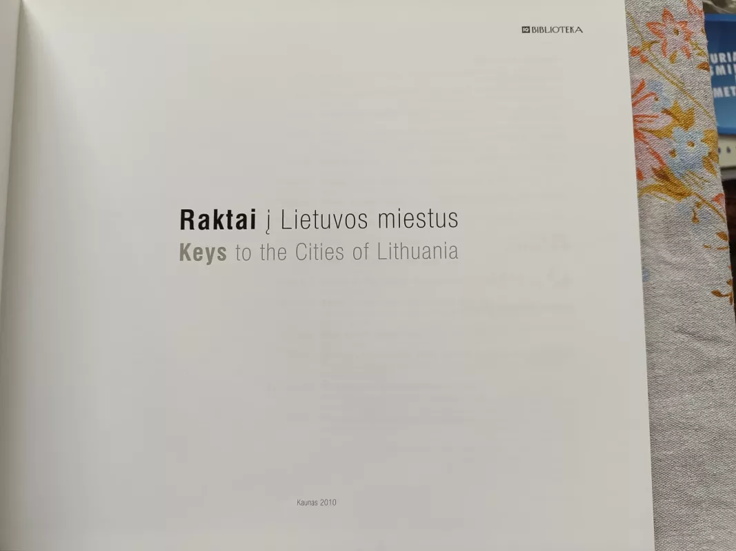 Raktai į Lietuvos miestus - Gintaras Česonis, knyga 3