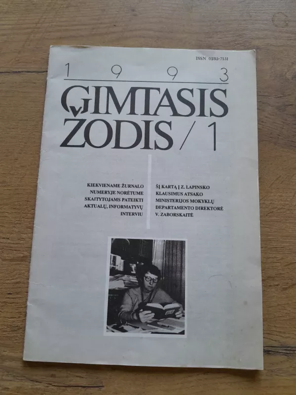 Gimtasis žodis 92' 93' - Gimtasis žodis, knyga 3