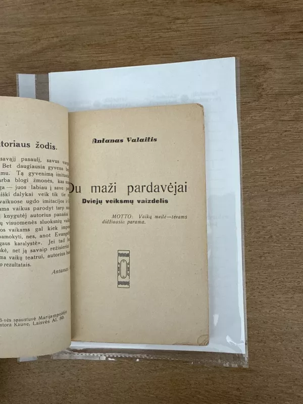 Vaikų scena - Antanas Valaitis, knyga 4