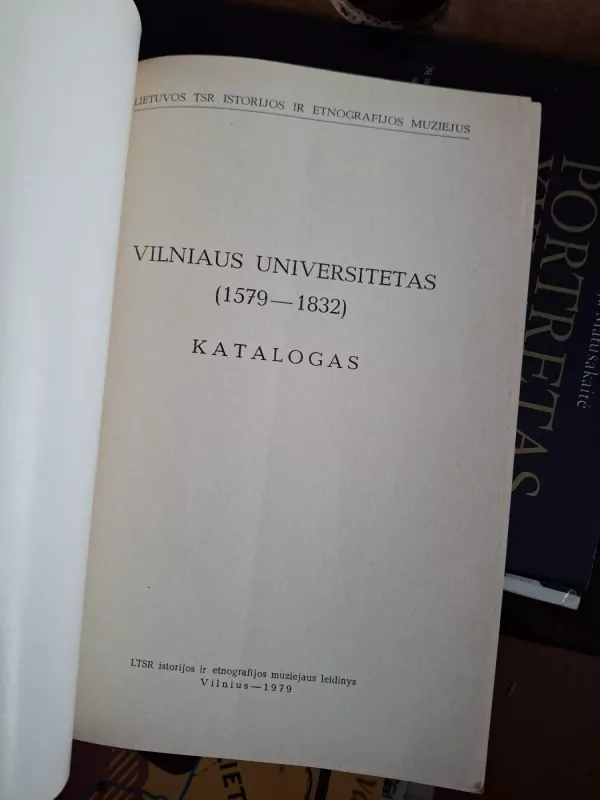 Vilniaus universitetas (1579-1832). Katalogas - Z. Budrytė, knyga 3