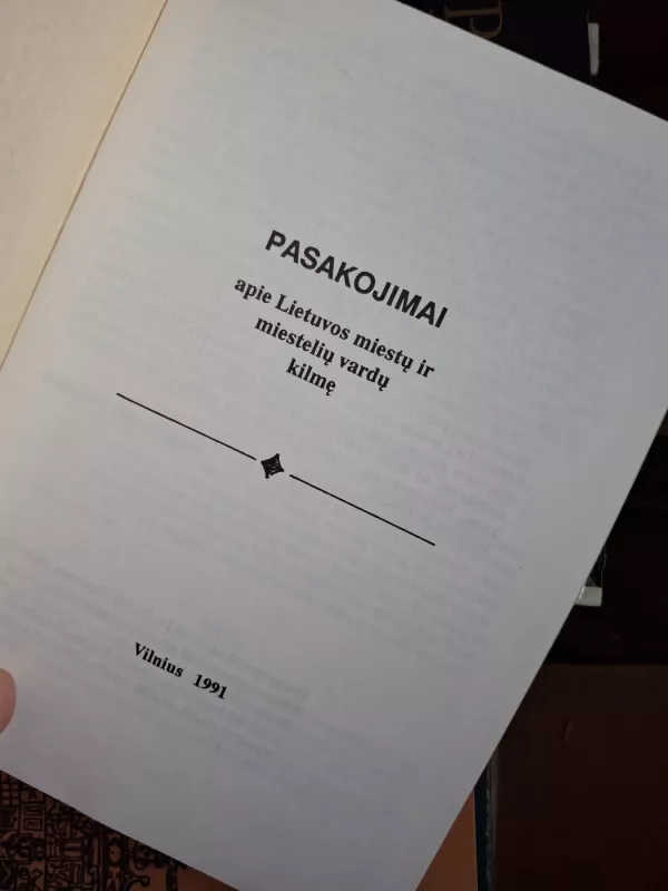 Pasakojimai apie Lietuvos miestų ir miestelių vardų kilmę - Marija Trasauskienė, knyga 3