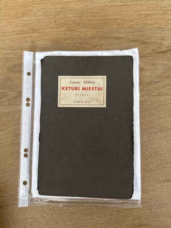 Keturi miestai - Antanas Miškinis, knyga 2