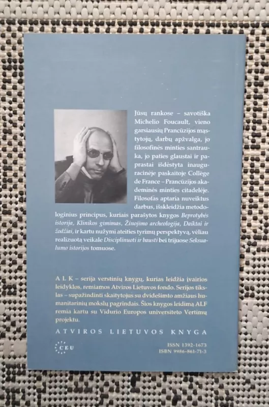 Diskurso tvarka - Michel Foucault, knyga 3