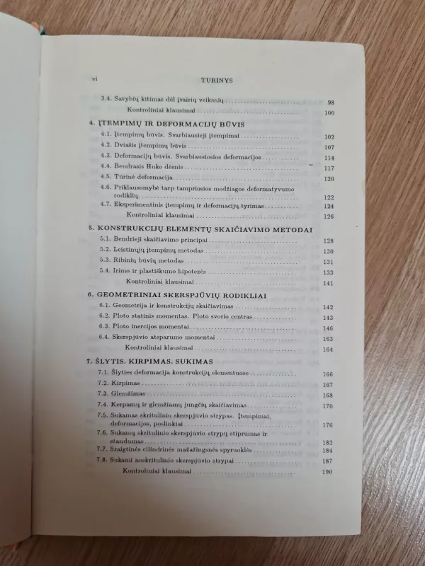 Medžiagų atsparumas. Konstrukcijų elementų mechanika - Algirdas Čižas, knyga 5