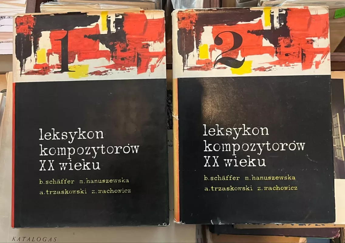 Leksykon kompozytorow XX wieku Tom I i II - Schäffer B. , knyga 2