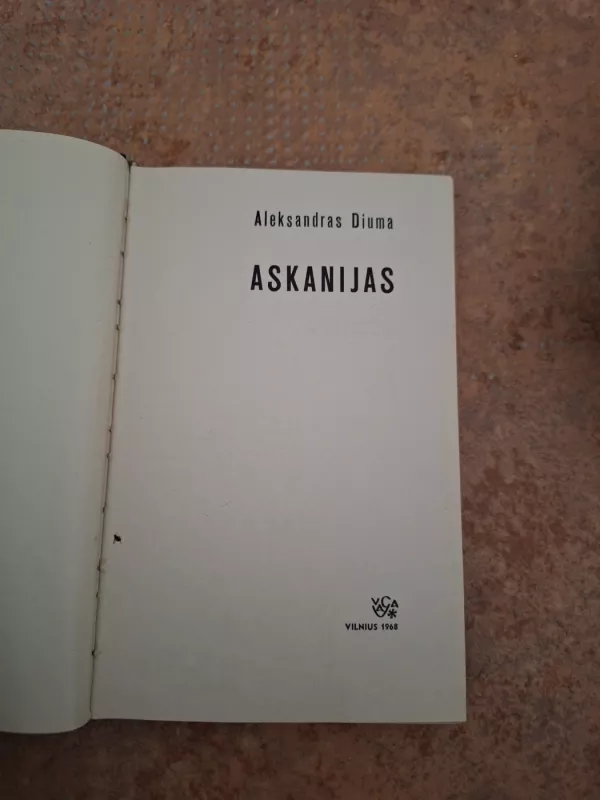 Askanijas - Aleksandras Diuma, knyga 5