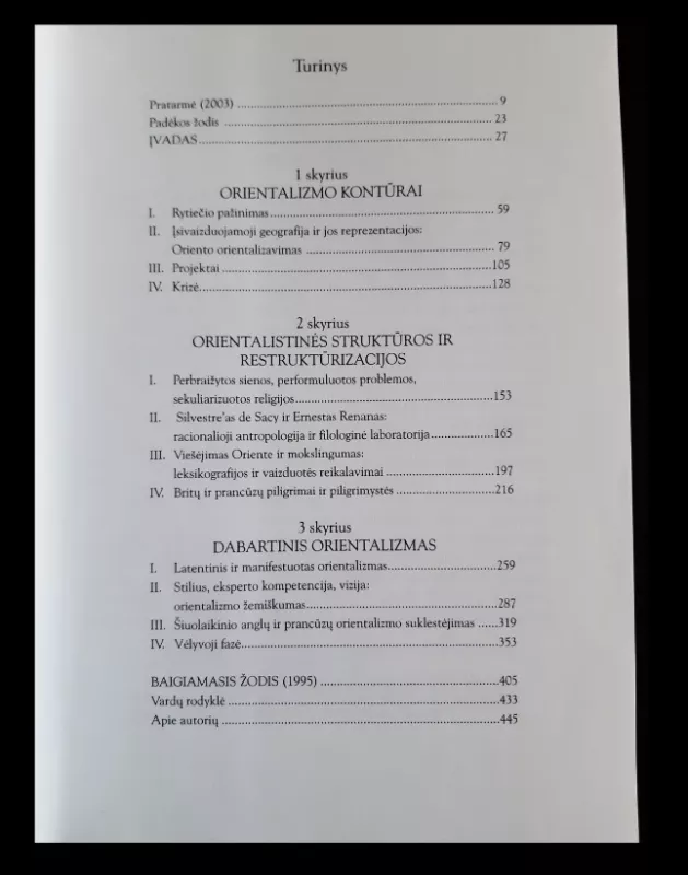 Orientalizmas - Edward W. Said, knyga 3