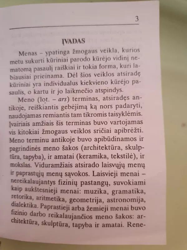 Dailė. Trumpas dailės kursas - Autorių Kolektyvas, knyga 3