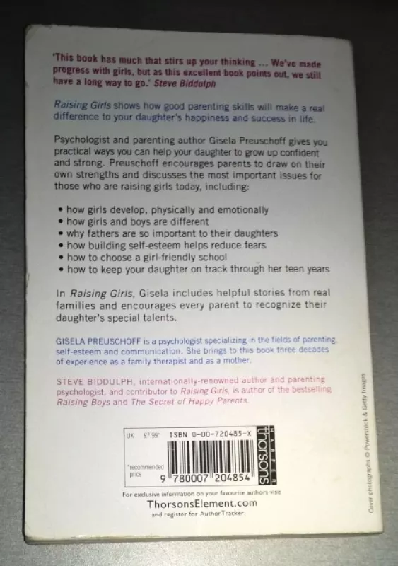 Raising Girls; The New Contented Little Baby Book. (2 kn.) - Gisela Preuschoff; Gina Ford, knyga 6