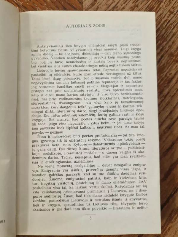 Pašnekesys žiemą - Tomas Venclova, knyga 3