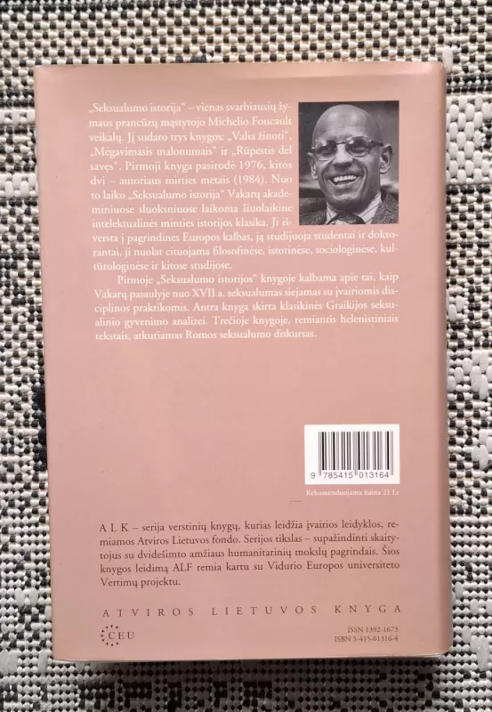 Seksualumo istorija - Michel Foucault, knyga 3